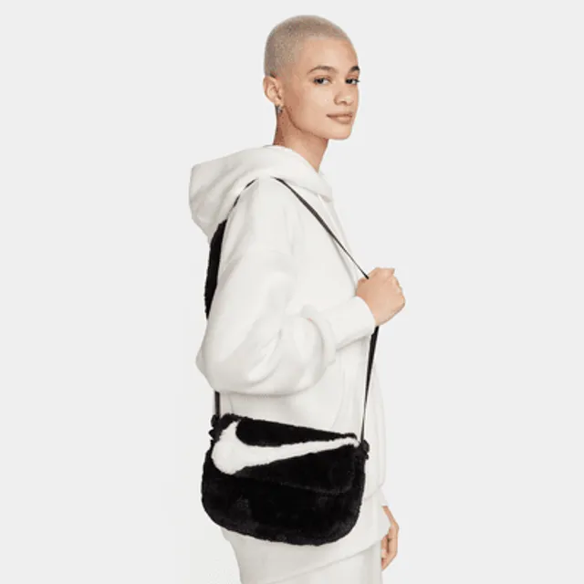 Nike Sportswear Futura Luxe Crossbody Bag in Natural