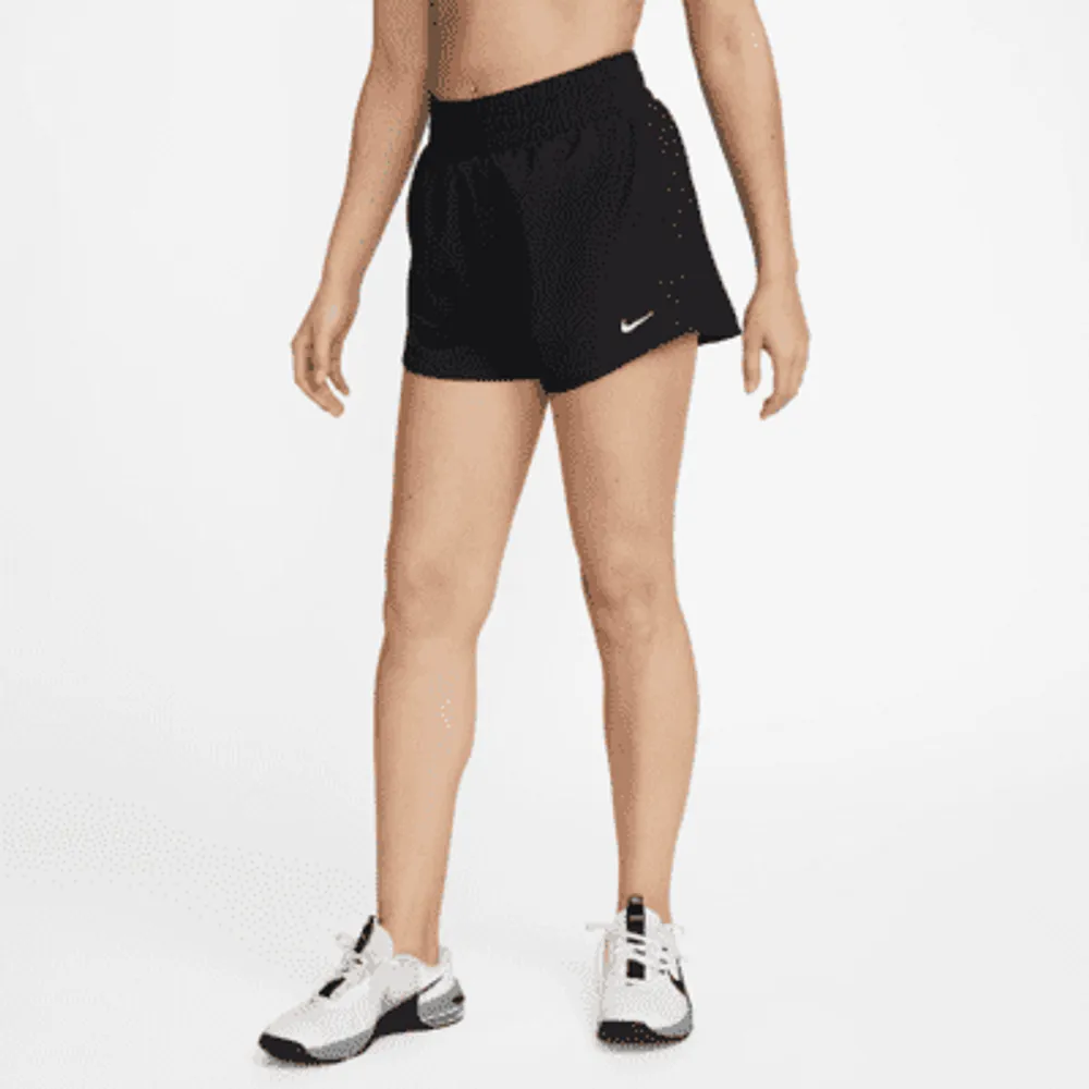 Nike One Women's Dri-Fit Mid-Rise 3 Brief-Lined Shorts