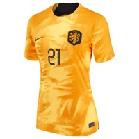 Netherlands National Team 2022/23 Stadium Home (Frenkie de Jong) Women's Nike Dri-FIT Soccer Jersey. Nike.com