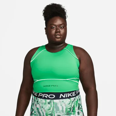 NikePro Dri-FIT Women's Cropped Training Tank (Plus Size). Nike.com