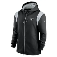 Nike Therma Lockup (NFL Las Vegas Raiders) Men's Full-Zip Hoodie. Nike.com