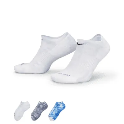 Nike Everyday Plus Cushioned No-Show Socks (3 Pairs). Nike.com