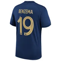 France National Team 2022/23 Stadium Home (Karim Benzema) Big Kids' Nike Dri-FIT Soccer Jersey Jersey. Nike.com