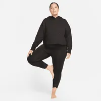 Nike Yoga Luxe Women's Cropped Fleece Hoodie (Plus Size). Nike.com