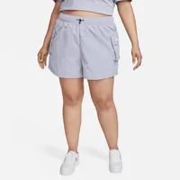 Nike Sportswear Women's Woven High-Rise Shorts (Plus Size). Nike.com