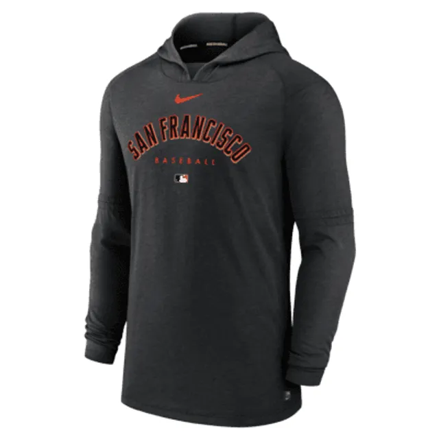 Youth Nike Black San Francisco Giants Pregame Performance Pullover Hoodie Size: Small