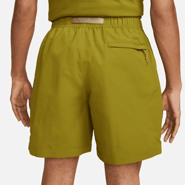 Nike ACG Men's Neon Green Yellow Cargo Fishing Hiking Active Shorts NWT NEW