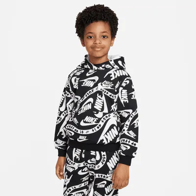 Nike Sportswear Club Printed Pullover Little Kids Hoodie. Nike.com