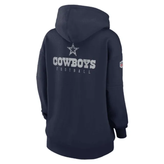 Men's Nike Navy Dallas Cowboys Sideline Club Fleece Pullover Hoodie Size: Small