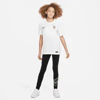 FFF 2022 Stadium Away Big Kids' Nike Dri-FIT Soccer Jersey. Nike.com