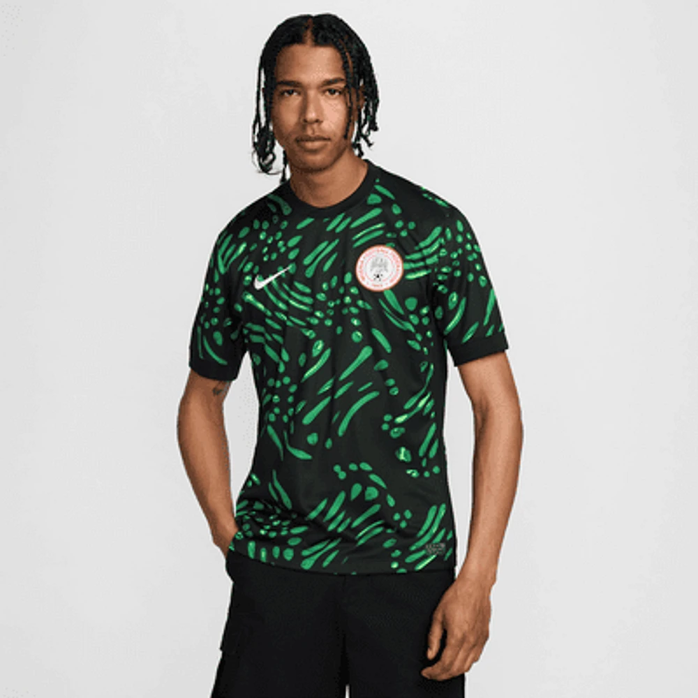 Nigeria 2024 Stadium Away Men's Nike Dri-FIT Soccer Replica Jersey. Nike.com