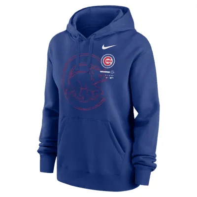 Nike Big Game (MLB Chicago Cubs) Women's Pullover Hoodie. Nike.com