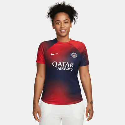 Paris Saint-Germain Academy Pro Women's Nike Dri-FIT Pre-Match Soccer Top. Nike.com