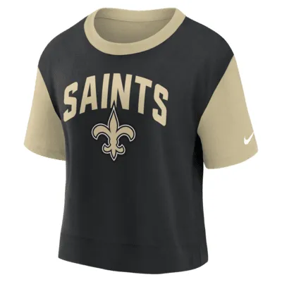 Nike Fashion (NFL New Orleans Saints) Women's High-Hip T-Shirt. Nike.com