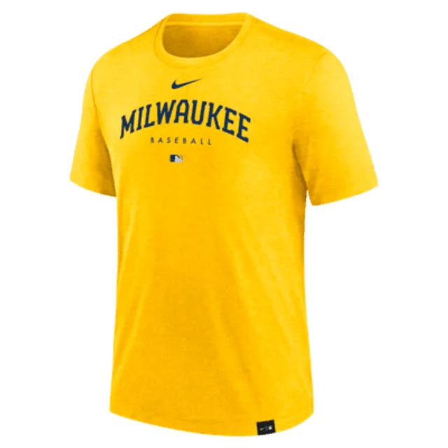 Nike Rewind Retro (MLB Milwaukee Brewers) Men's T-Shirt. Nike.com