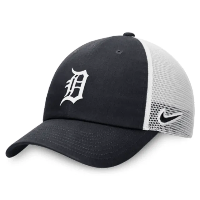 Detroit Tigers 47 Brand Cooperstown Wordmark Clean Up Adjustable Hat- Dark  Gray