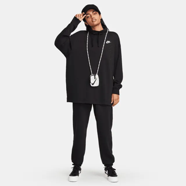 Nike Sportswear Club Fleece Women's Oversized Mock-Neck Sweatshirt.