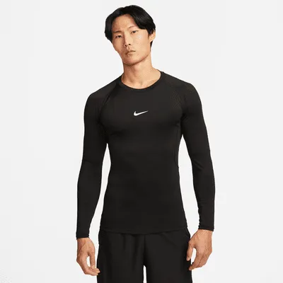 Nike Pro Men's Dri-FIT Tight Long-Sleeve Fitness Top. Nike.com