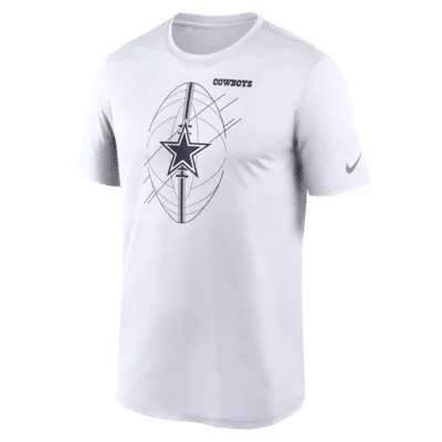 Men's Nike Navy Dallas Cowboys Legend Wordmark Performance T-Shirt Size: Medium