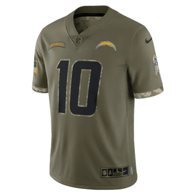 Men's Nike Zach Wilson Olive New York Jets 2022 Salute to Service Limited Jersey Size: Large