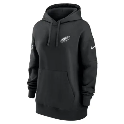 Nike Sideline Club (NFL Carolina Panthers) Women's Pullover Hoodie.