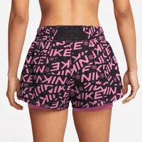 Nike Dri-FIT One Women's Mid-Rise 3" 2-in-1 Printed Shorts. Nike.com