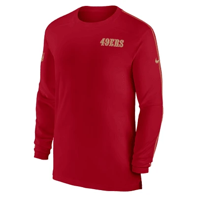 San Francisco 49ers Sideline Coach Men's Nike Dri-FIT NFL Long-Sleeve Top. Nike.com