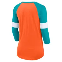 Nike Pride (NFL Miami Dolphins) Women's 3/4-Sleeve T-Shirt. Nike.com