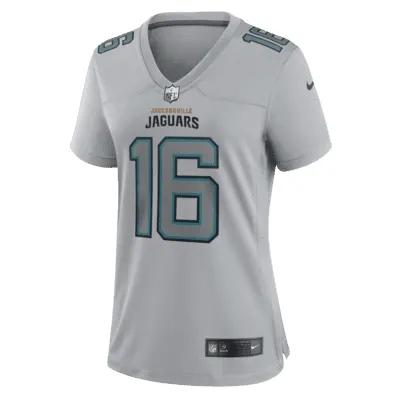 NFL Jacksonville Jaguars Atmosphere (Trevor Lawrence) Women's Fashion Football Jersey. Nike.com