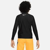 Nike Swim 3-D Swoosh Big Kids' (Boys') Long-Sleeve Zip Hydroguard. Nike.com