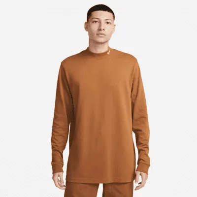 Nike Life Men's Long-Sleeve Mock-Neck Shirt. Nike.com