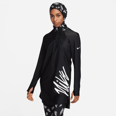 Tunique de bain intégrale Nike Victory Logo pour Femme. FR