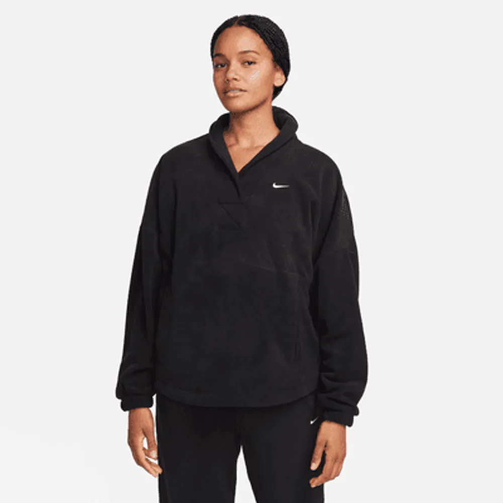 Nike Therma-FIT One Women's Oversized Long-Sleeve Fleece Top. Nike.com