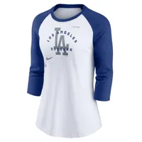 Nike Next Up (MLB Los Angeles Dodgers) Women's 3/4-Sleeve Top. Nike.com