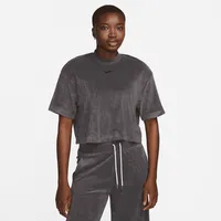 Nike Sportswear Women's Mock-Neck Short-Sleeve Terry Top. Nike.com