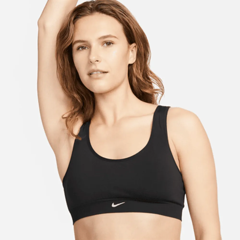 Women's Dri-Fit Alate Trace Light-Support Strappy Sports Bra from Nike