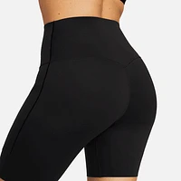 Nike Universa Women's Medium-Support High-Waisted 8" Biker Shorts with Pockets. Nike.com