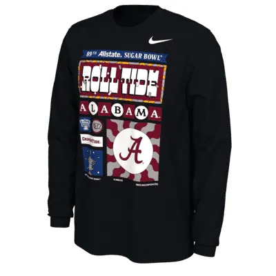 Alabama Bowl Bound Men's Nike College Football Long-Sleeve T-Shirt. Nike.com
