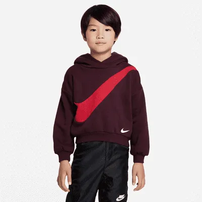 Nike Swoosh Essentials Pullover Hoodie Little Kids' Hoodie. Nike.com