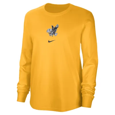 Iowa Women's Nike College Crew-Neck Long-Sleeve T-Shirt. Nike.com