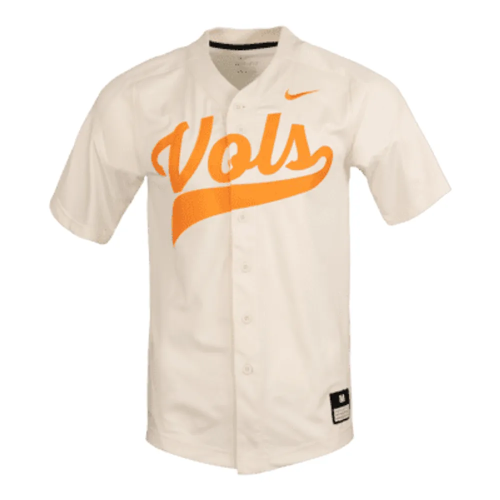 Tennessee Men's Nike College Full-Button Baseball Jersey. Nike.com