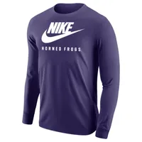 TCU Futura Men's Nike College Long-Sleeve T-Shirt. Nike.com