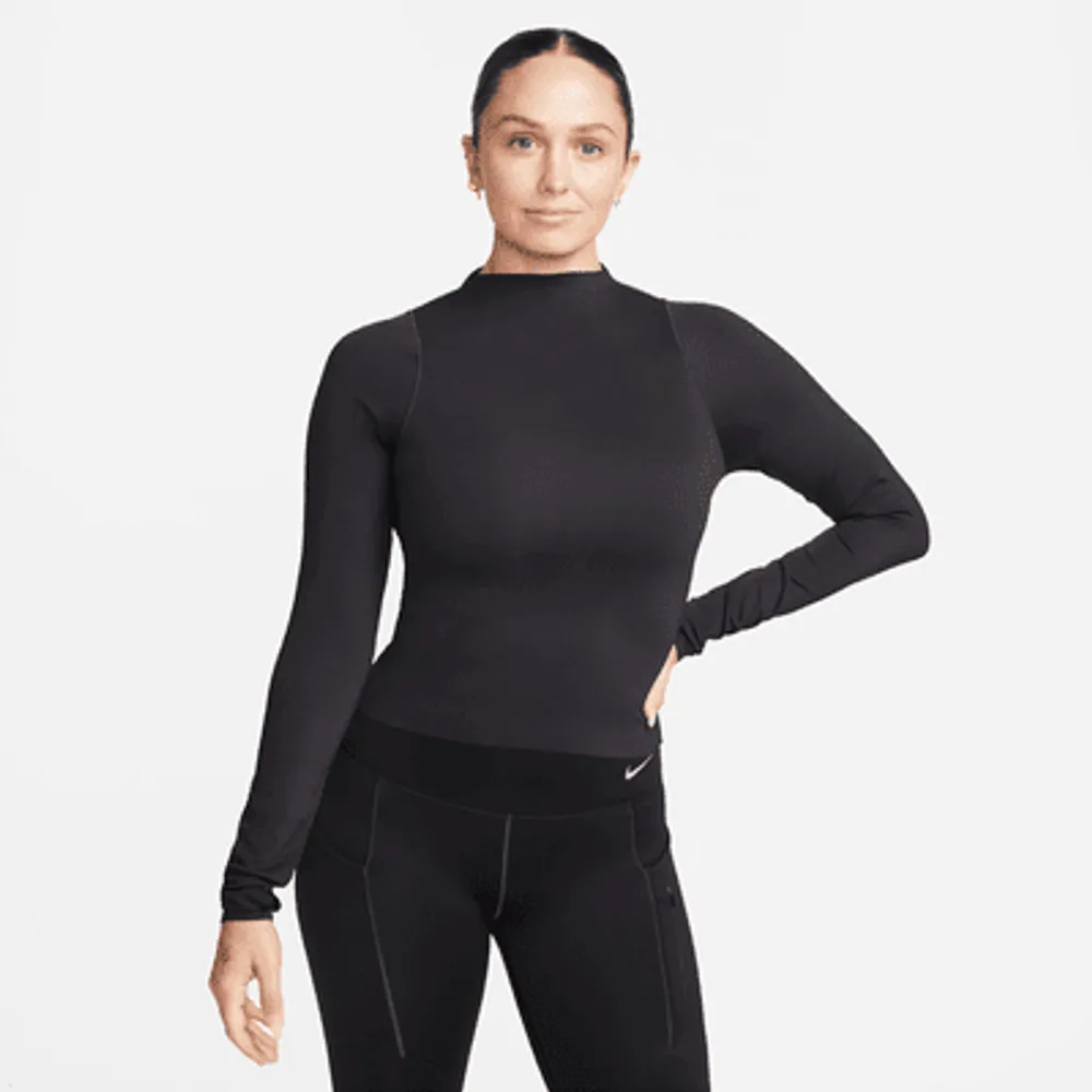 Nike Women's One Dri-FIT Relaxed Long Sleeve Top Orewood