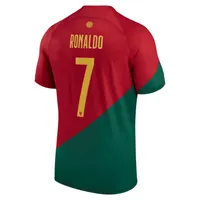 Portugal National Team 2022/23 Stadium Home (Cristiano Ronaldo) Men's Nike Dri-FIT Soccer Jersey. Nike.com