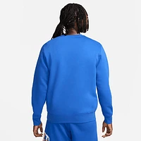 Nike Club Fleece Men's Long-Sleeve Crew-Neck Sweatshirt. Nike.com