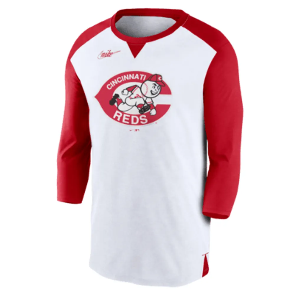 Nike Rewind Colors (MLB Cincinnati Reds) Men's 3/4-Sleeve T-Shirt. Nike.com