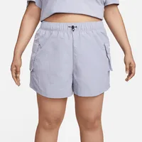 Nike Sportswear Women's Woven High-Rise Shorts (Plus Size). Nike.com