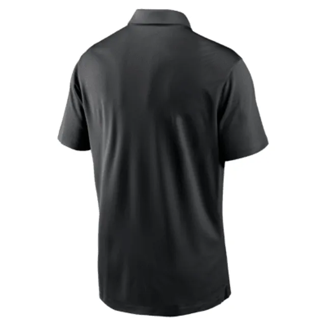 Philadelphia Eagles Polo Shirt Nike Dri-Fit Black 100% Polyester