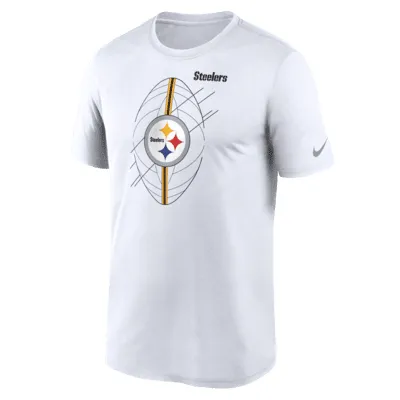 Steelers Exclusive Women's Nike Dri-Fit Team Velocity Short Sleeve White T-Shir