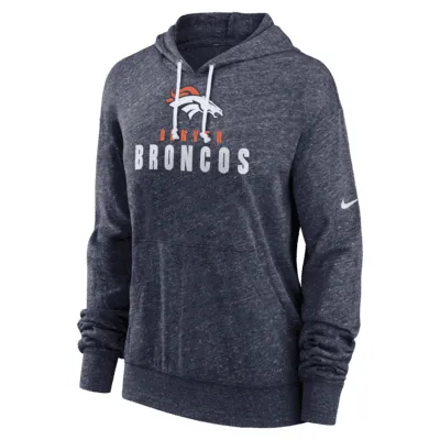 Nike NFL Therma-Fit Denver Broncos Fleece Hoodie Sweatshirt Men's Medium